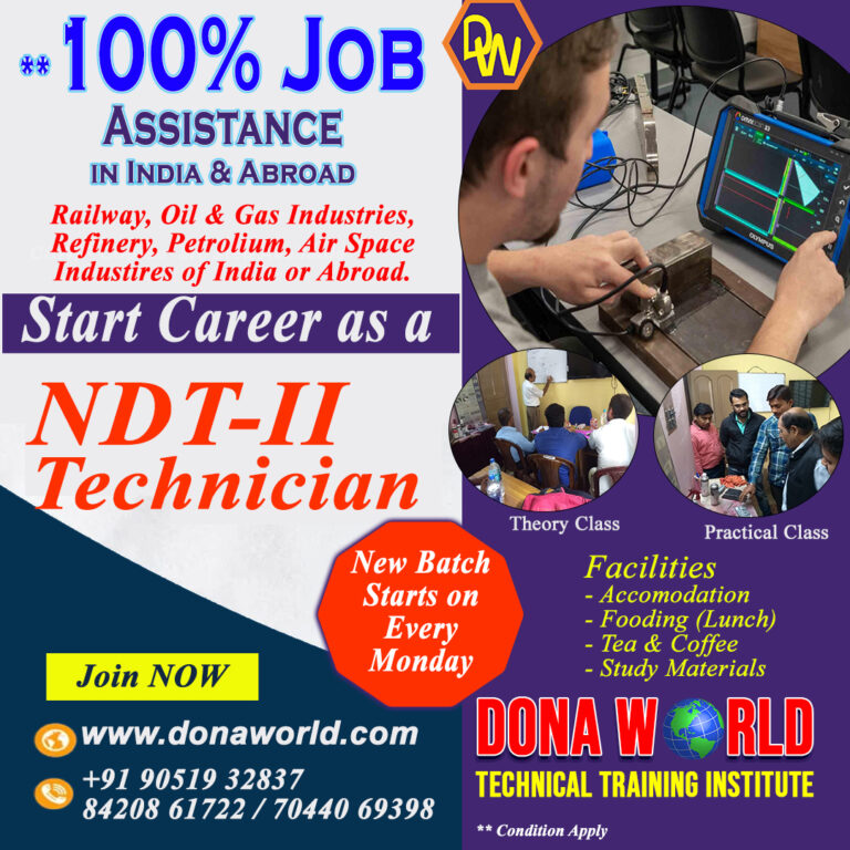 NDT Course -job assistance