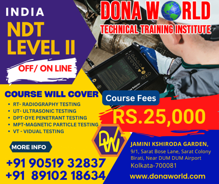 🛠️ NDT Course in Jamshedpur - Donaworld Technical Training Institute